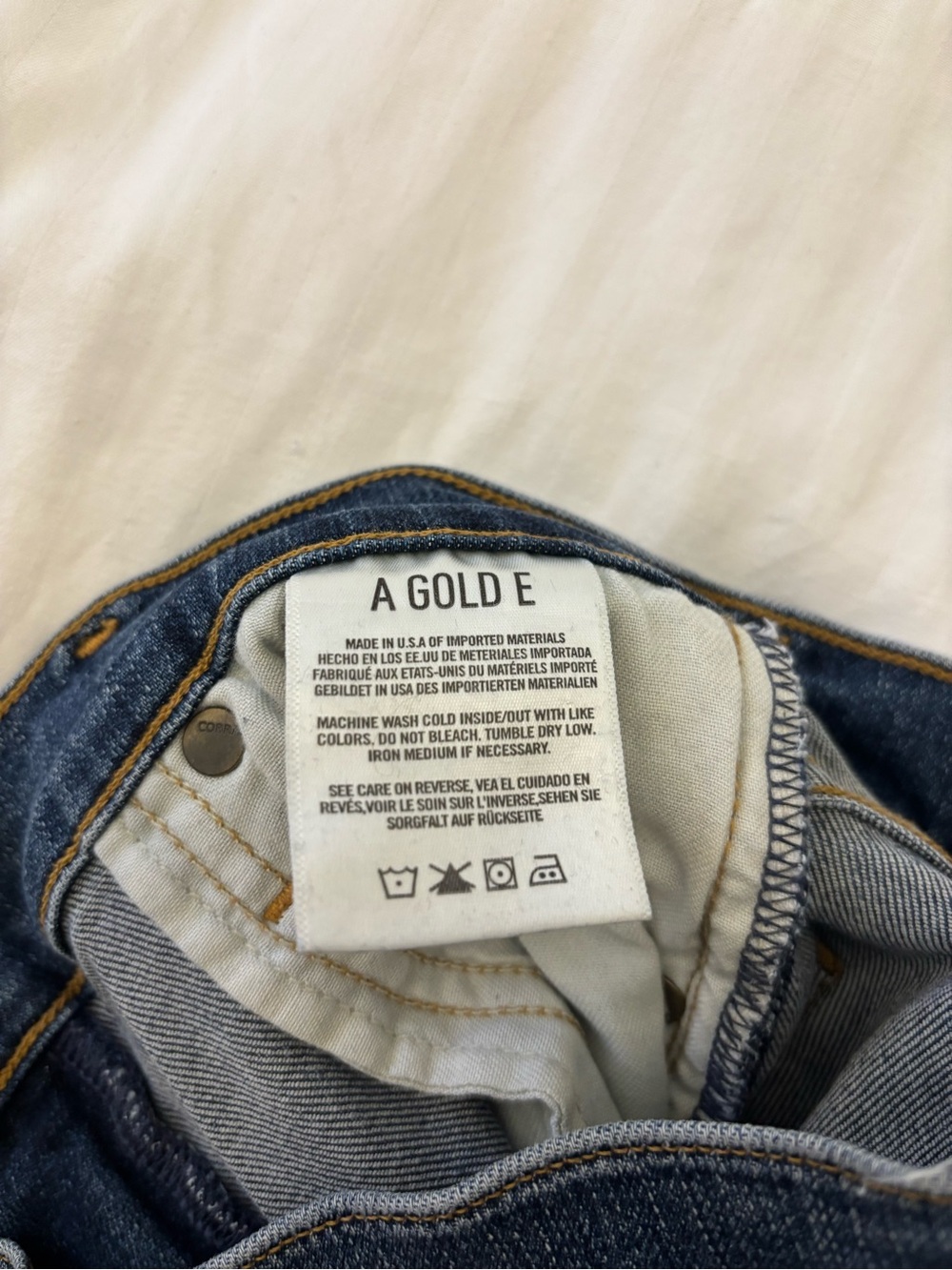 Agolde Size 25 Sophie Distressed High-Rise Skinny Jeans with stretch - Picture 5 of 6
